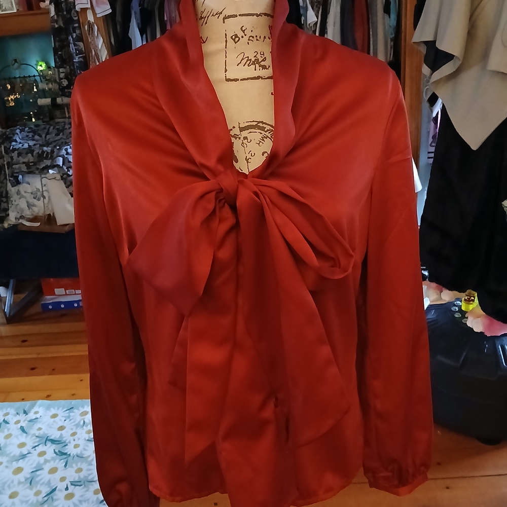 Oleg Cassini Vibrant Red Jacket
